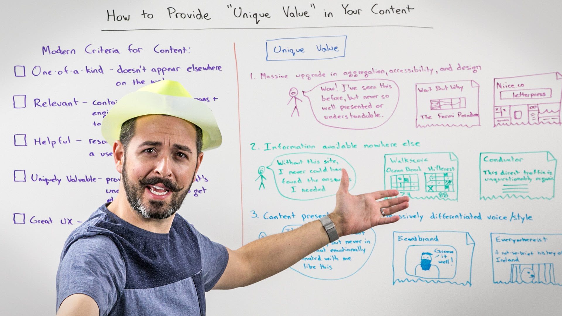 How to Provide Unique Value in Your Content – Whiteboard Friday